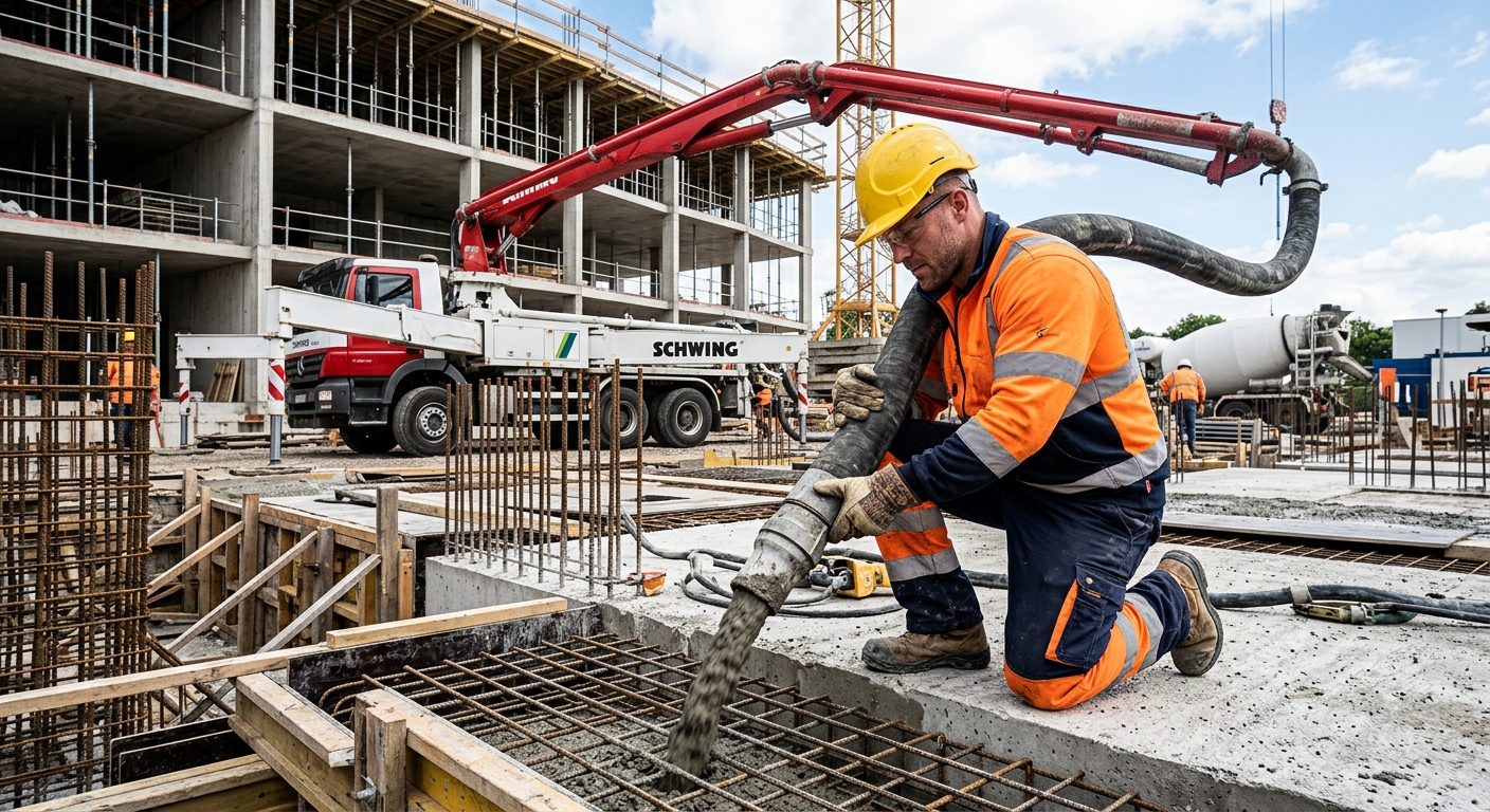 Curso de Ajudante de Bomba de Concreto
